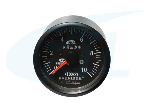 YTS-80Z雙針壓力表(指針發(fā)光)